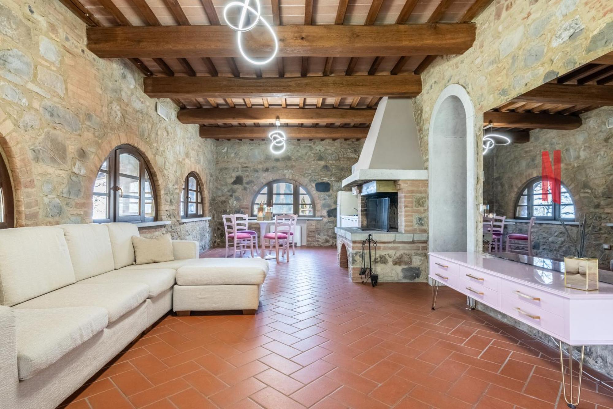 Villa Le Polle Di Meletro Chianni Luaran gambar