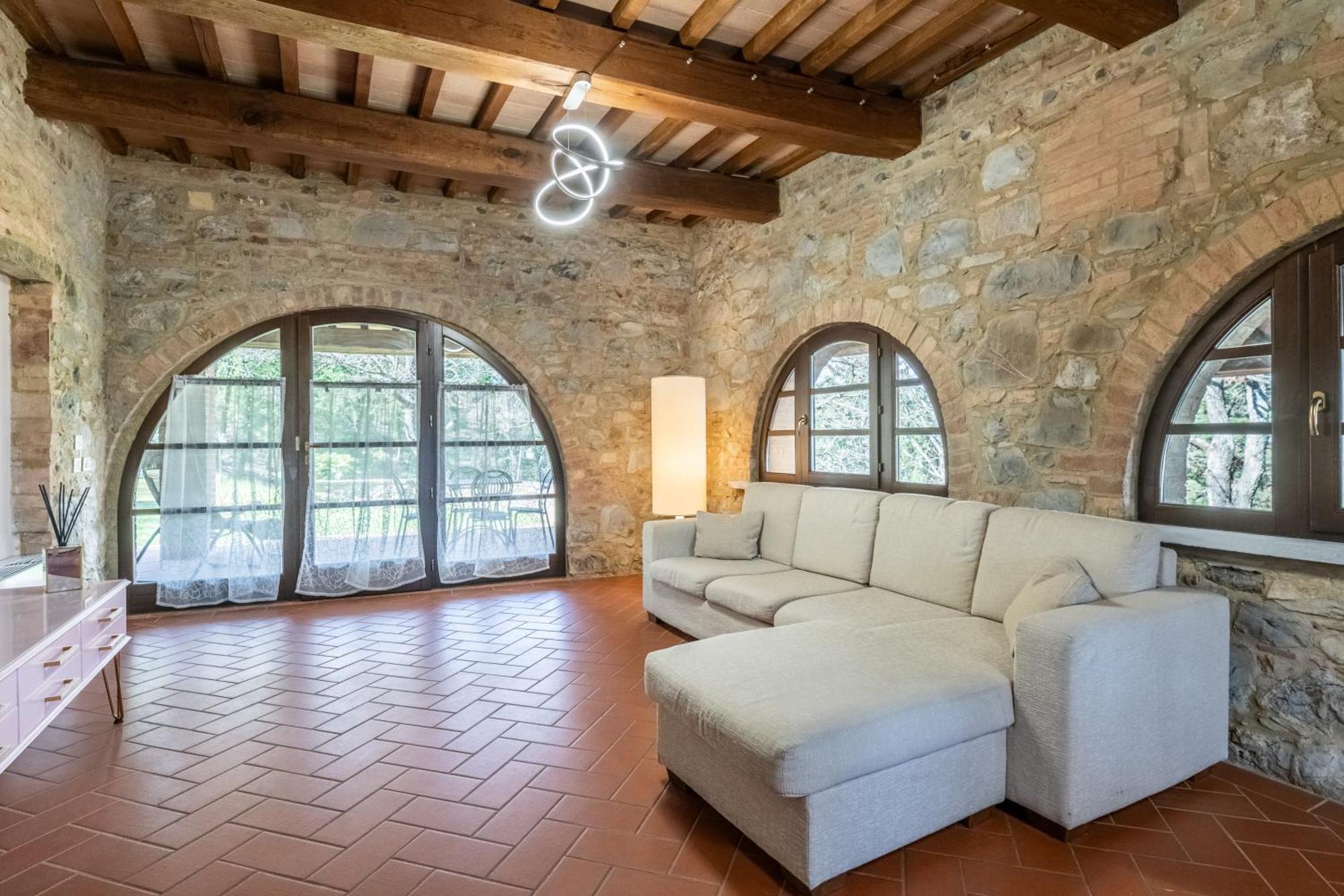 Villa Le Polle Di Meletro Chianni Luaran gambar
